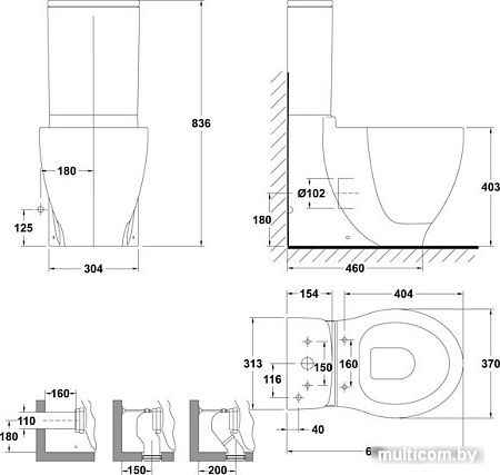 Унитаз Gala Klea 33160