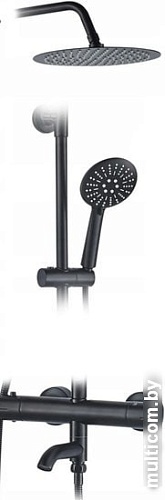 Душевая система Rea Lungo REA-P4113 (черный)