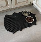 Коврик (подстилка) Alicosta ЭВА 600x400 кот (соты/серый)