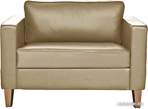 Интерьерное кресло Brioli Вернер (экокожа, L4 кремовый/светлые ножки)