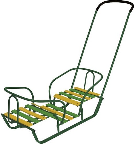 Санки Nika Санки-двойняшки (зеленый)