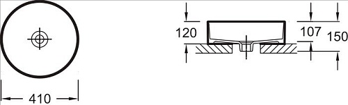 Умывальник Jacob Delafon Delta Pure EVR002-00