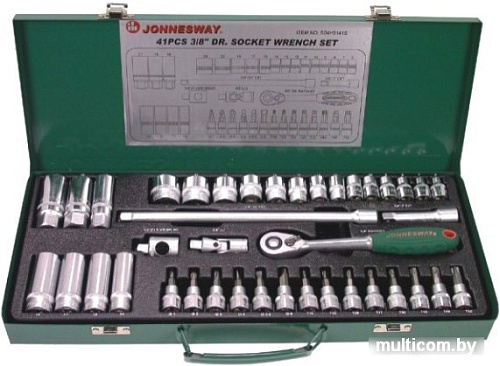 Набор торцевых головок Jonnesway S04H3141S 41 предмет