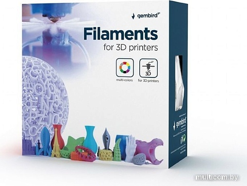 Пластик Gembird PLA Silk 1.75 мм 1000 г (холодный синий)