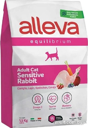 Сухой корм для кошек Alleva Equilibrium Sensitive Rabbit 1.5 кг