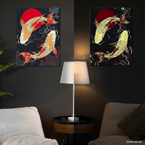 Картина по номерам Молли Карпы кои 40x50 FHR0589