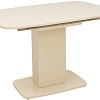 Обеденный стол Leset Денвер 1Р (капучино/стекло капучино)