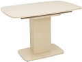 Обеденный стол Leset Денвер 1Р (капучино/стекло капучино)