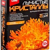 Набор для опытов Lori Лучистые кристаллы. Оранжевый кристалл Лк-005