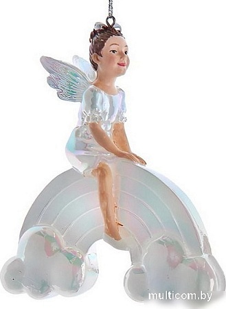 Елочная игрушка Kurt S. Adler Белая фея на радуге E0938_1