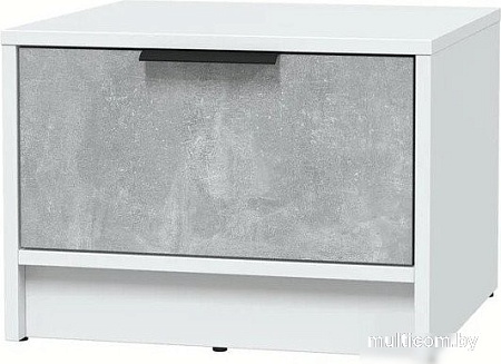Комоды, тумбы Интерлиния Концепт КТ-ТК1-35 (бетон/белый платинум)