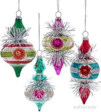 Елочная игрушка Kurt S. Adler Разноцветная сосулька D3809