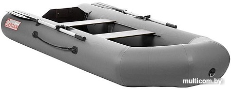 Моторно-гребная лодка Тонар Капитан 280ТС (серый)