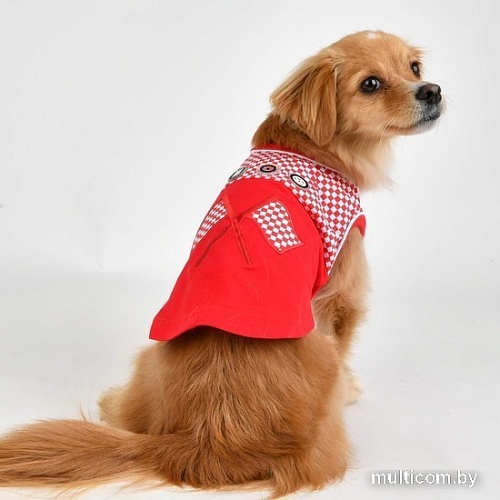 Футболка Puppia Ralli PAUA-TS1810-RD-M (M, красный)