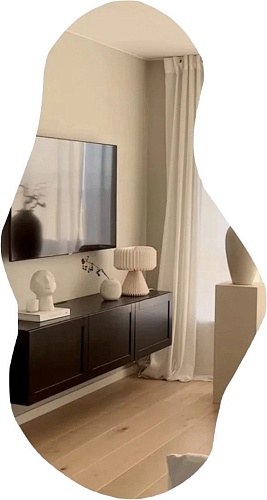 Зеркало eMZe 63x100 LED.NF.63.110.SW.4K (с подсветкой)