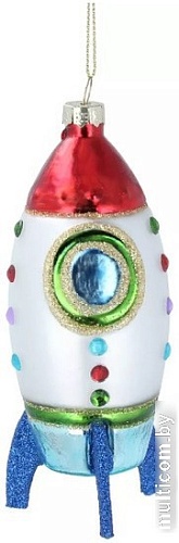 Елочная игрушка Gisela Graham All Glass. Ракета 2048