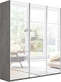 Шкаф-купе Трия Траст СШК 2.210.70-13.13.13 3-х дверный (бетон/зеркало)