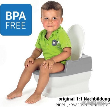 Детский горшок Reer Sitzfritz 44221 (серый)