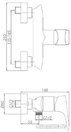 Смеситель Damixa Palace Grand 462000000