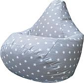 Кресло-мешок Flagman Груша Мега Г3.7-49 Звезды (серый)