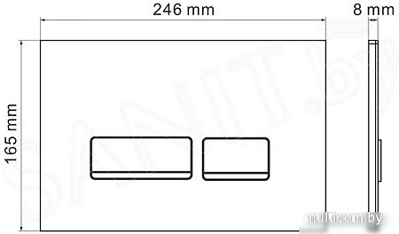 Унитаз подвесной Roxen Egg в комплекте с инсталляцией StounFix Slim 6 в 1 964245 (кнопка: белое стекло)