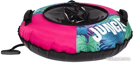 Тюбинг Snowstorm BZ-100 Jungle W112913 (100см, розовый/зеленый)
