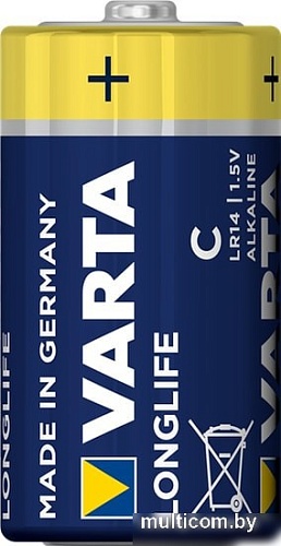 Батарейки Varta Longlife C 2 шт.