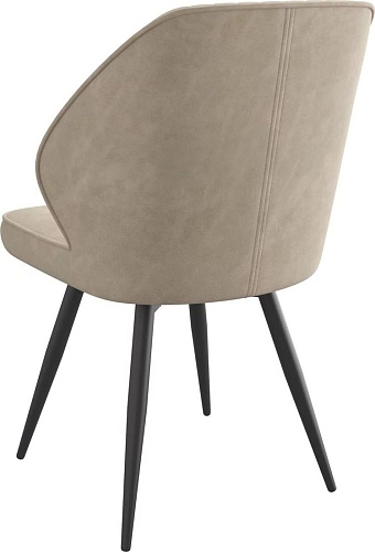 Стул Мамадома Michael-R1 360 (k02 Латте замша Lux/черный)