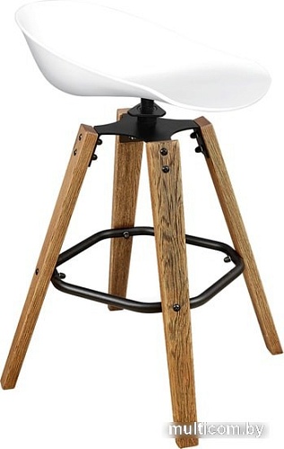 Стул Sheffilton SHT-ST19/S93 (белый/браш.коричневый/черный муар)