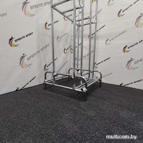 Стойка/стеллаж Spektr Sport Для хранения бодибаров хромированная сталь (на 27 шт)