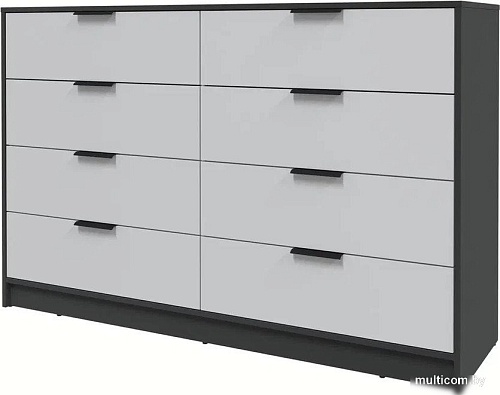 Комод Интерлиния Концепт КТ-К157 (серый/антрацит)