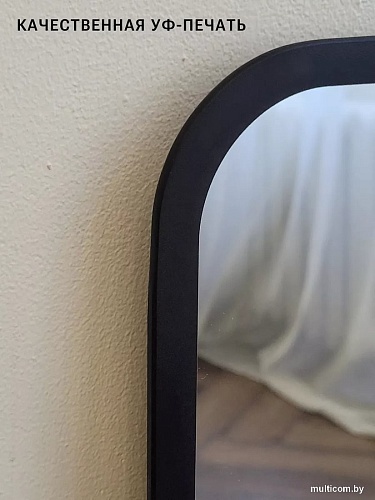 Зеркало eMZe Smartphone 50x100 UV.SMART.50.100.CHE (черный с УФ-окантовкой)