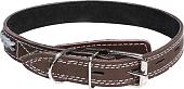 Ошейник Gamma Кожаный двойной коса 11232037