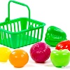 Набор игрушечных продуктов Полесье Набор продуктов №13 с корзинкой 66749