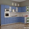 Готовая кухня Интерлиния Мила Крафт 1.68x3.2 правая (дуб лазурный)