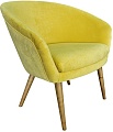 Интерьерное кресло Лама-мебель Тиана (Ultra Mustuard)