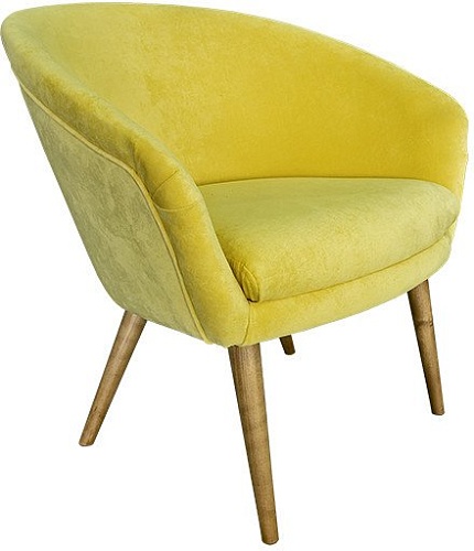 Интерьерное кресло Лама-мебель Тиана (Ultra Mustuard)