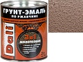 Грунт-эмаль Dali 3 в 1 по ржавчине молотковая 2 л (медный)