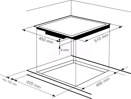 Варочная панель Zigmund & Shtain CNS 139.45 BX