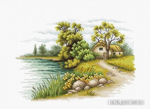 Набор для вышивания Luca-S Пейзаж с озером B2283