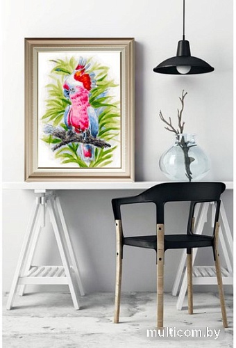 Картина по номерам Белоснежка Розовый попугай 361-AS