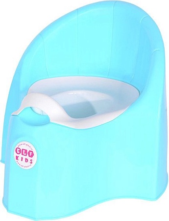 Детский горшок Эльфпласт Junior 316 (голубой перламутр)