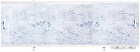 Фронтальный экран под ванну Alavann Оптима 170 (серо-голубой мрамор)