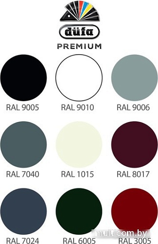 Эмаль Dufa Hammerlack на ржавчину гладкая RAL7040 (2 л, серый)