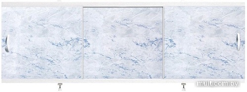 Фронтальный экран под ванну Alavann Оптима 170 (серо-голубой мрамор)