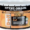 Грунт-эмаль Dali Молотковая по ржавчине 3 в 1 0.75 л (коричневый)