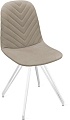 Стул Трия Шерри К4 (белый матовый/велюр Confetti Smoke)