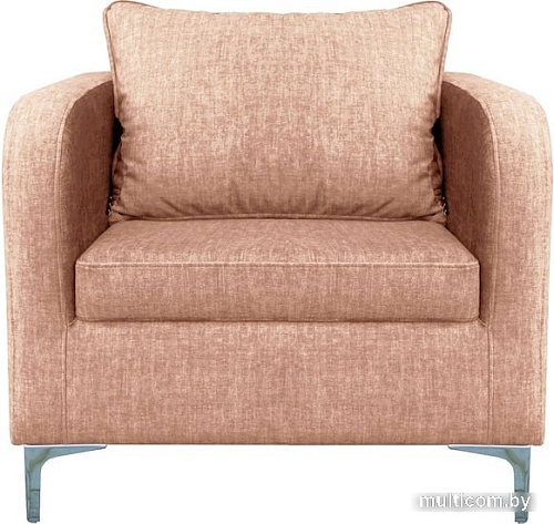 Интерьерное кресло Brioli Терзо (рогожка, J11 розовый)