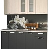 Готовая кухня Интерлиния Мила 16-60 (бетон-антрацит-травертин)