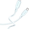 Кабель Borofone BX94 Lighting - USB Type-C (1 м, голубой)